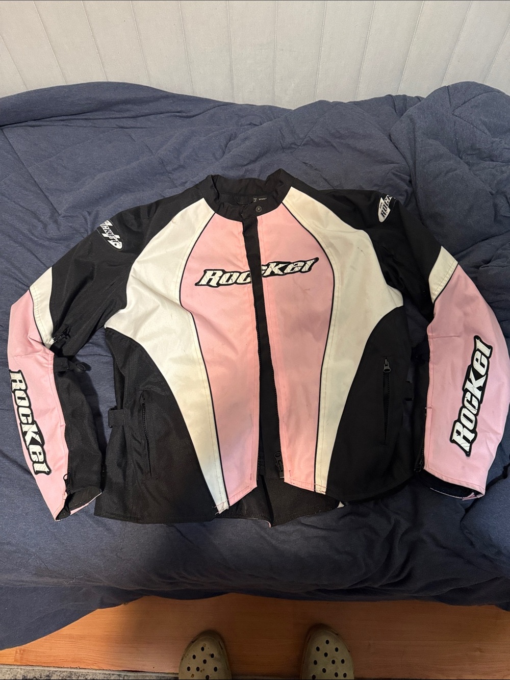 Joe rocket women’s xl Pink & Black Motorcycle Jacket
